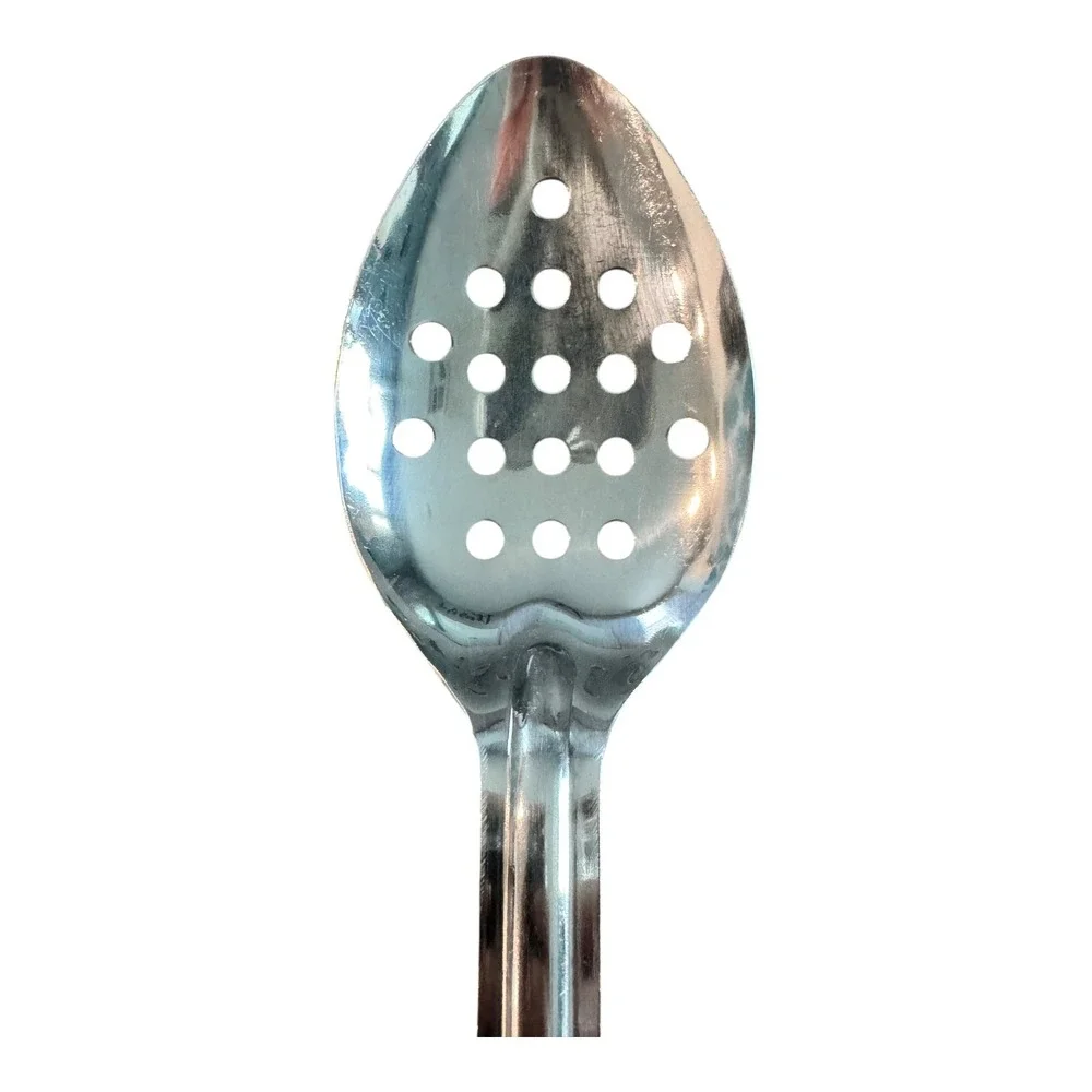 Bloomfield Stainless Steel‎ Slotted Spoon Black Handle Utensil Kitchen Tool USA